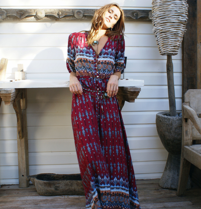 Women's Boho Maxi Dress (Sm-5XL)