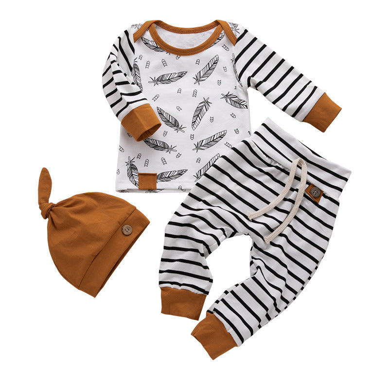 Children Fashion Personality Clothing 3-piece Set