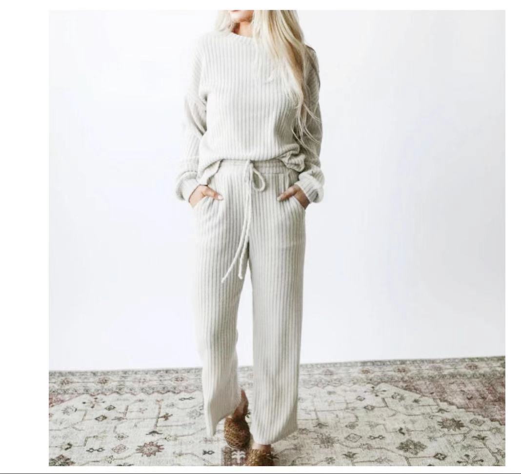 Women's Long Casual Pants Suit