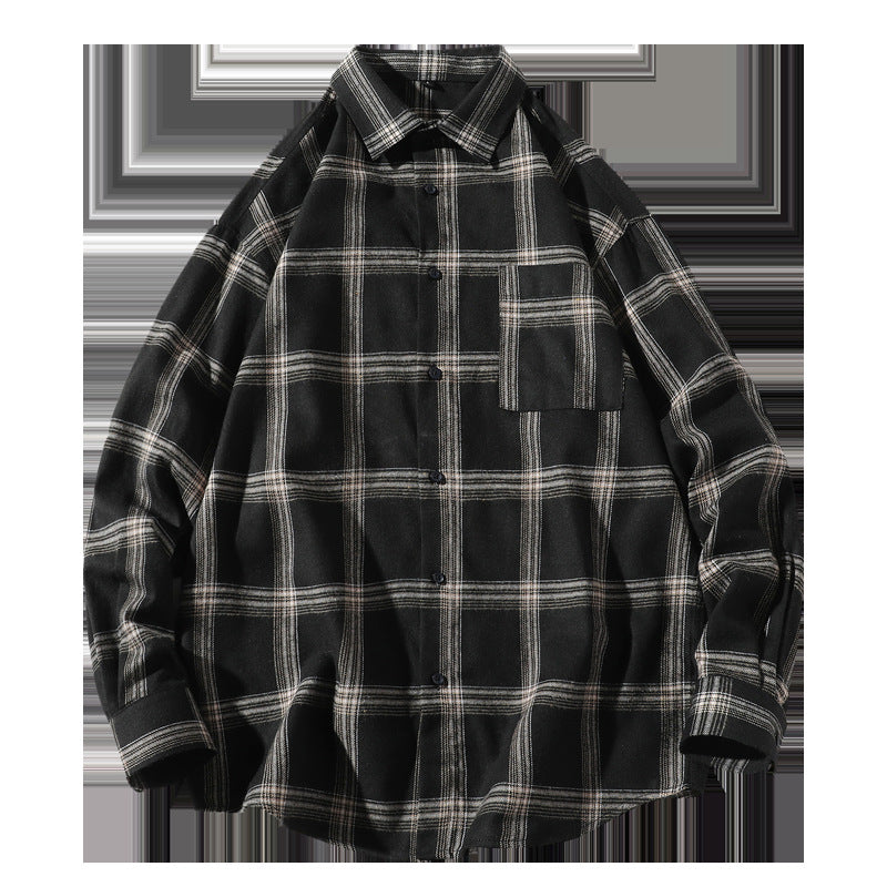 Men's Plaid Long Sleeve Shirt
