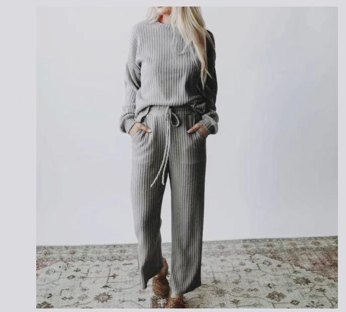 Women's Long Casual Pants Suit