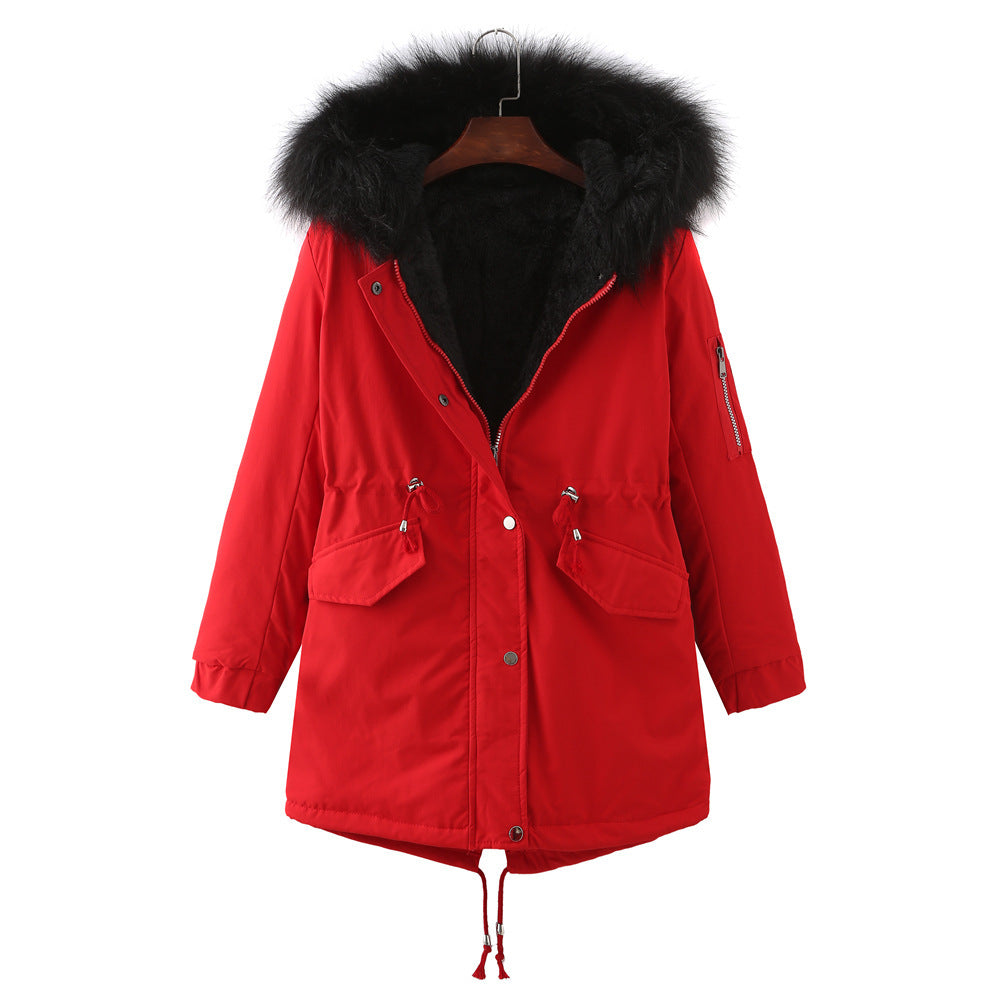 Women's Winter Fleece-lined Slimming Jacket
