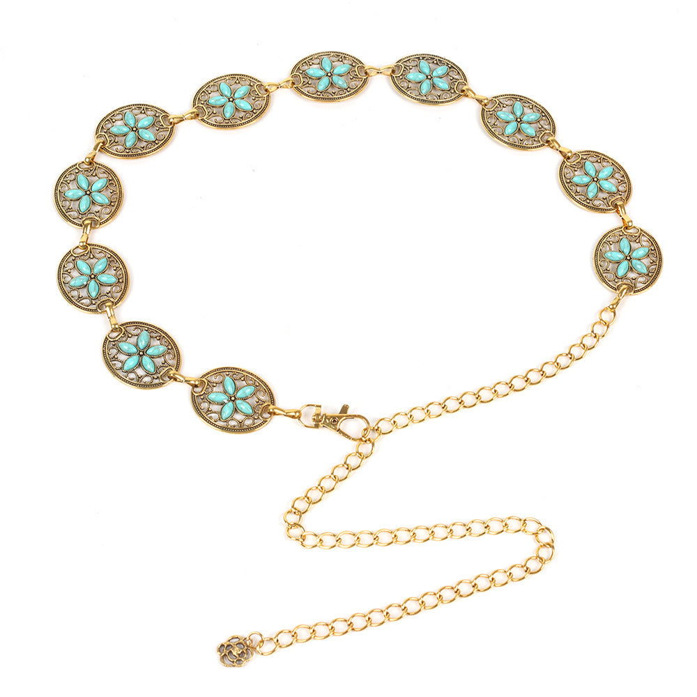 Women's Retro Fashion Waist Chain Belt