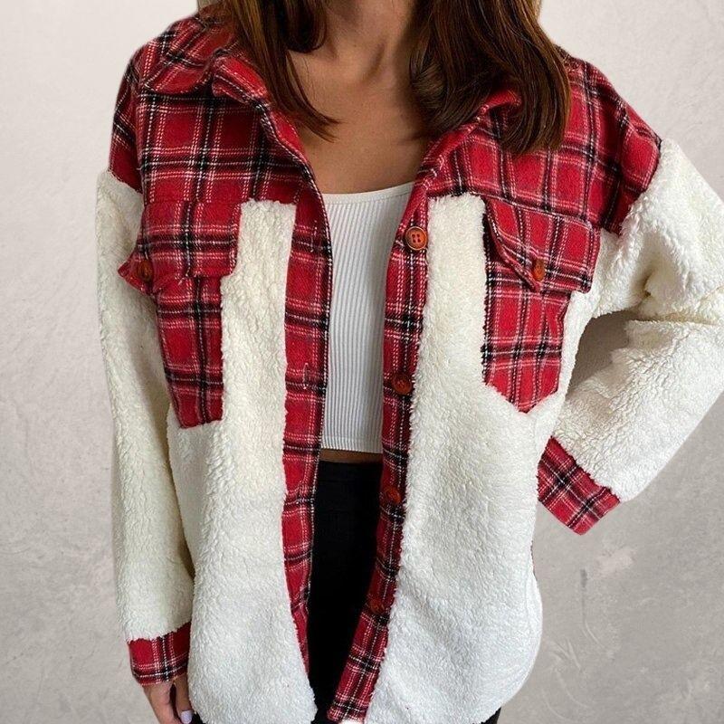 Women's Casual Plush Jacket