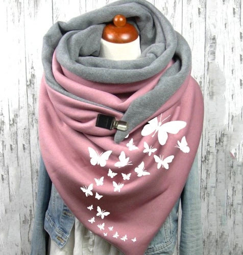 Warming Kerchief Thickening Minimalist Scarf - Various Patterns