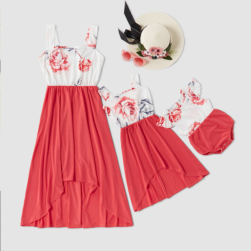 Mother And Daughter Summer Rose Matching Dresses