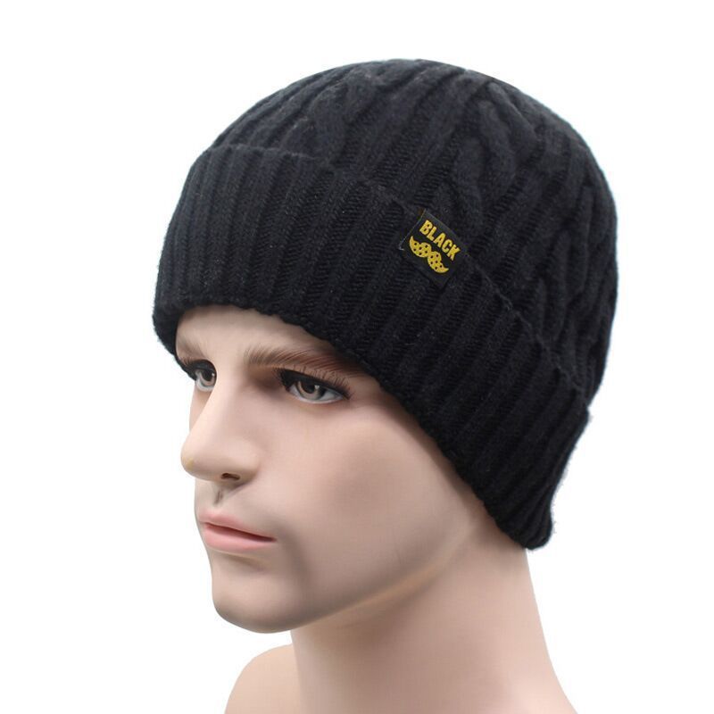 Men's Knitted Autumn or Winter Hat