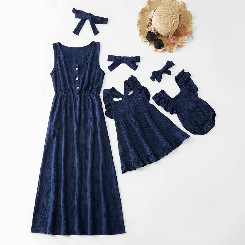 Mother and Daughter Summer Dress Combo (2T-9Yr+Mom)