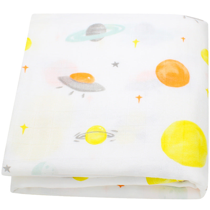Baby Summer Bamboo Cotton Muslin Blanket - Various Patterns