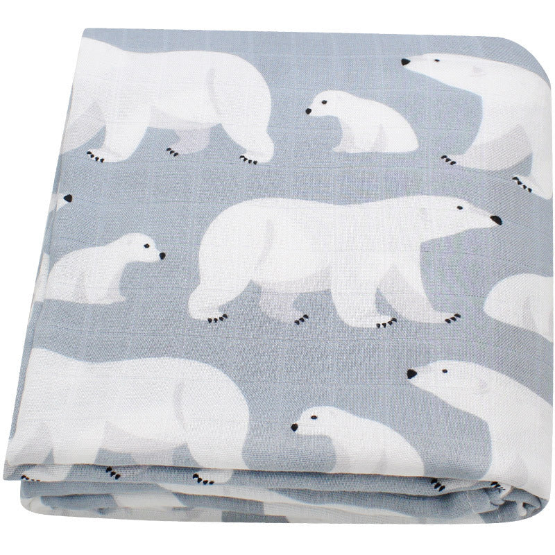 Baby Summer Bamboo Cotton Muslin Blanket - Various Patterns