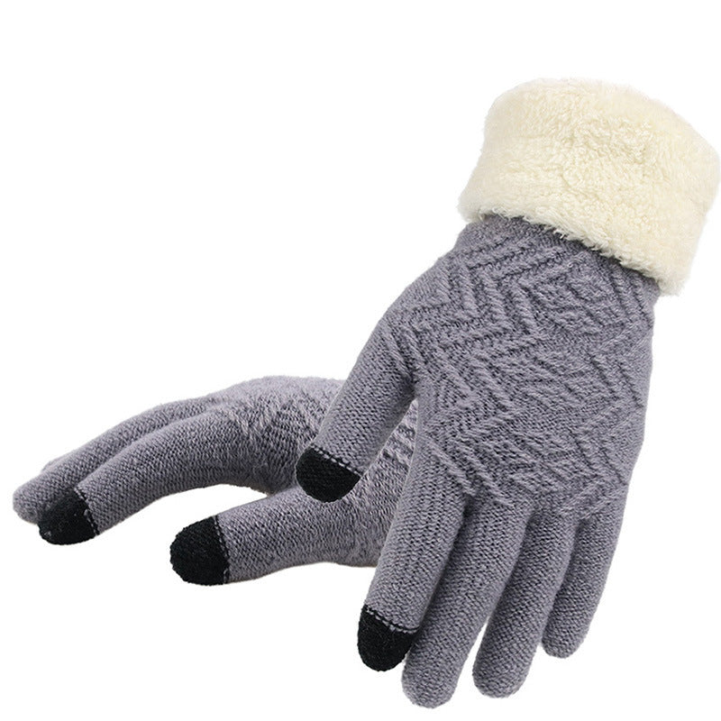 Women's Trendy Warm Winter Knitted Gloves