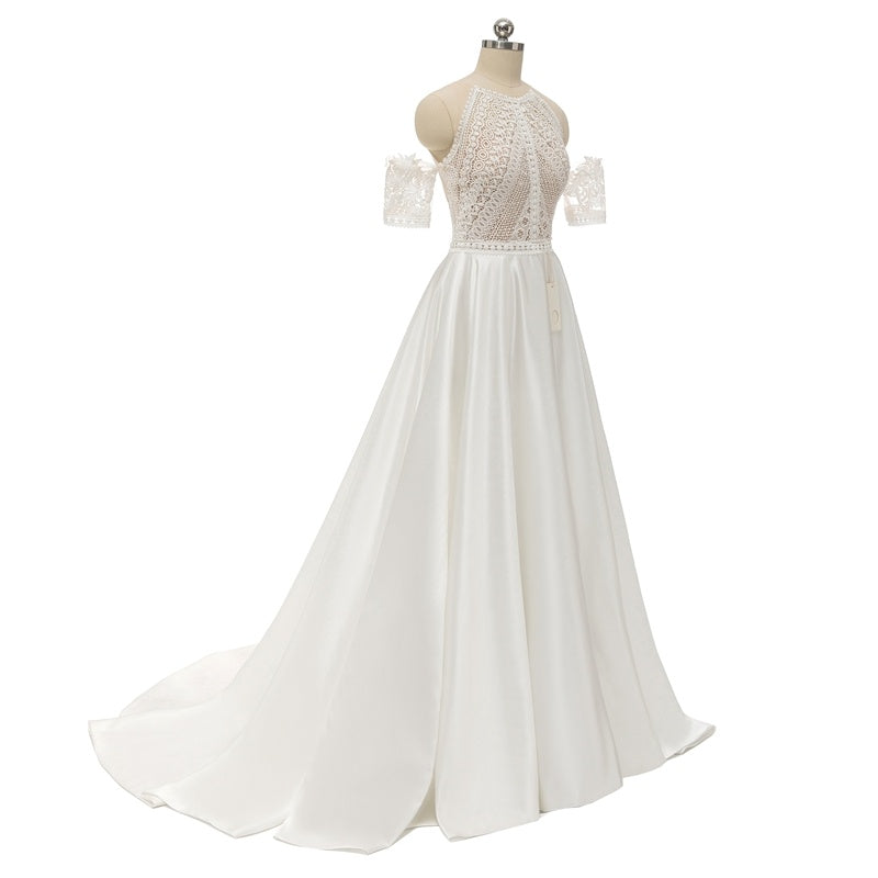Women's Satin Light Wedding Lace Mori Retro Gauze