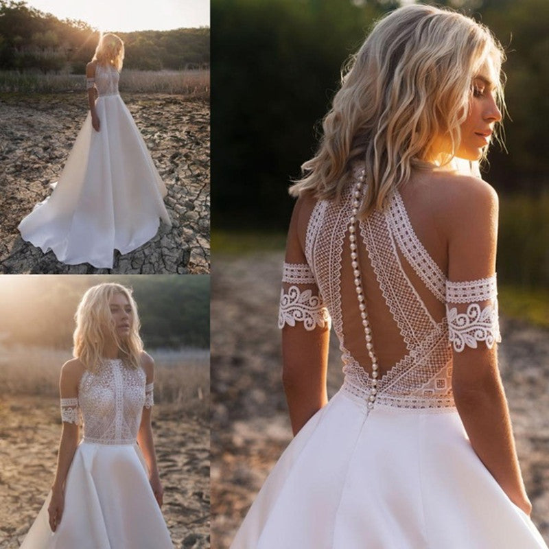Women's Satin Light Wedding Lace Mori Retro Gauze