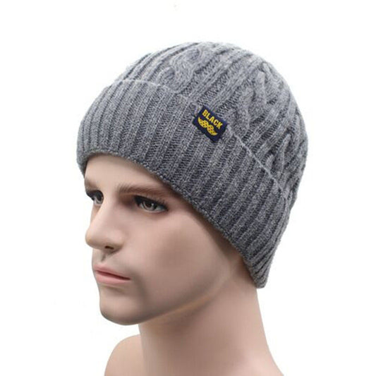 Men's Knitted Autumn or Winter Hat