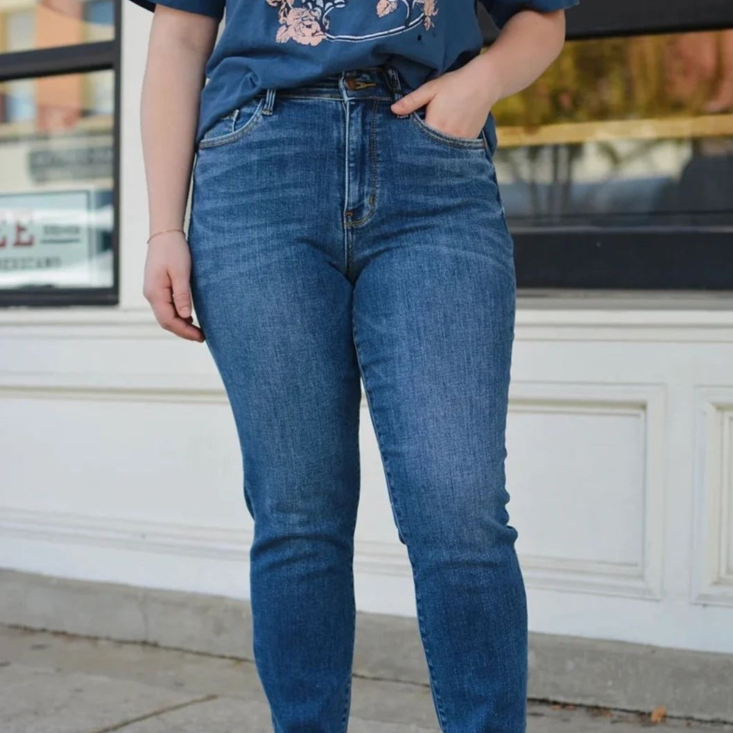 Women's Slim fit Pull-up Spandex Jeans
