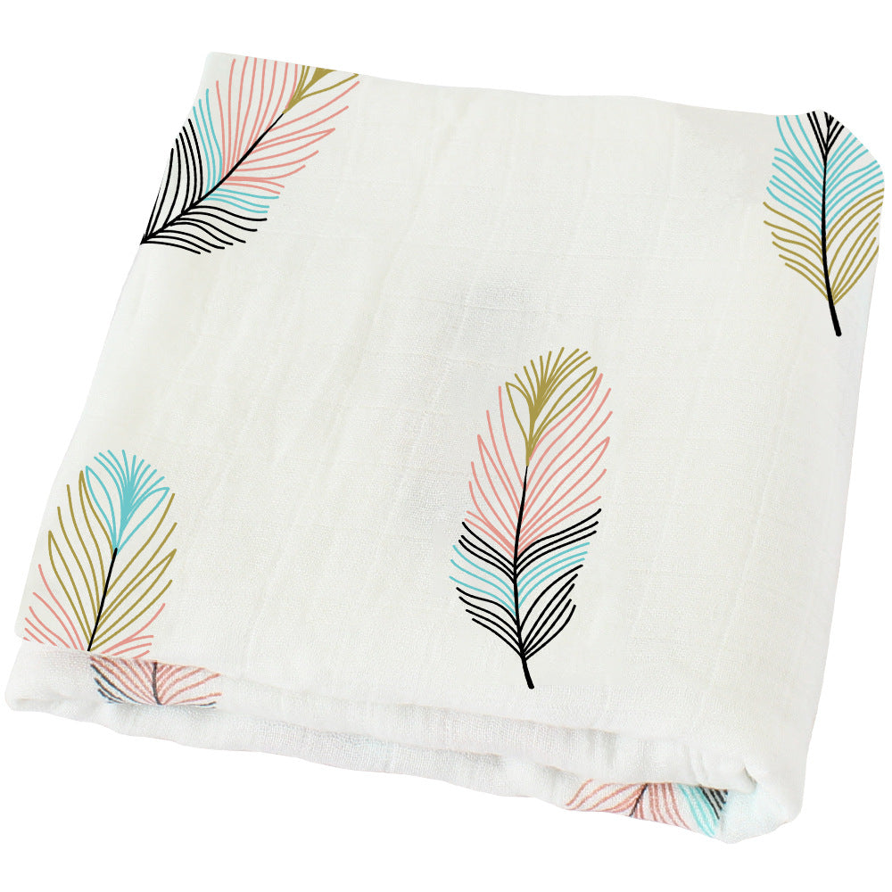 Baby Summer Bamboo Cotton Muslin Blanket - Various Patterns