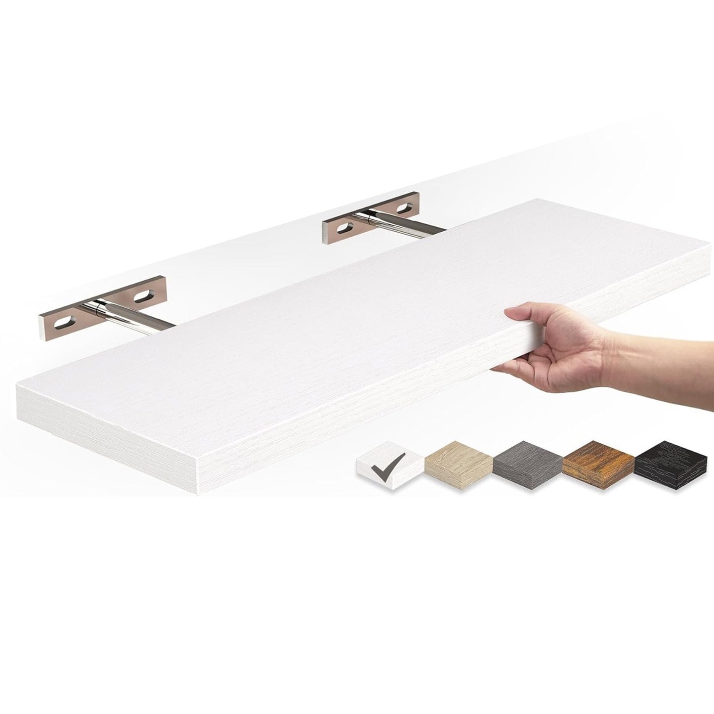 Wall Storage Hanging Solid Wood Shelf