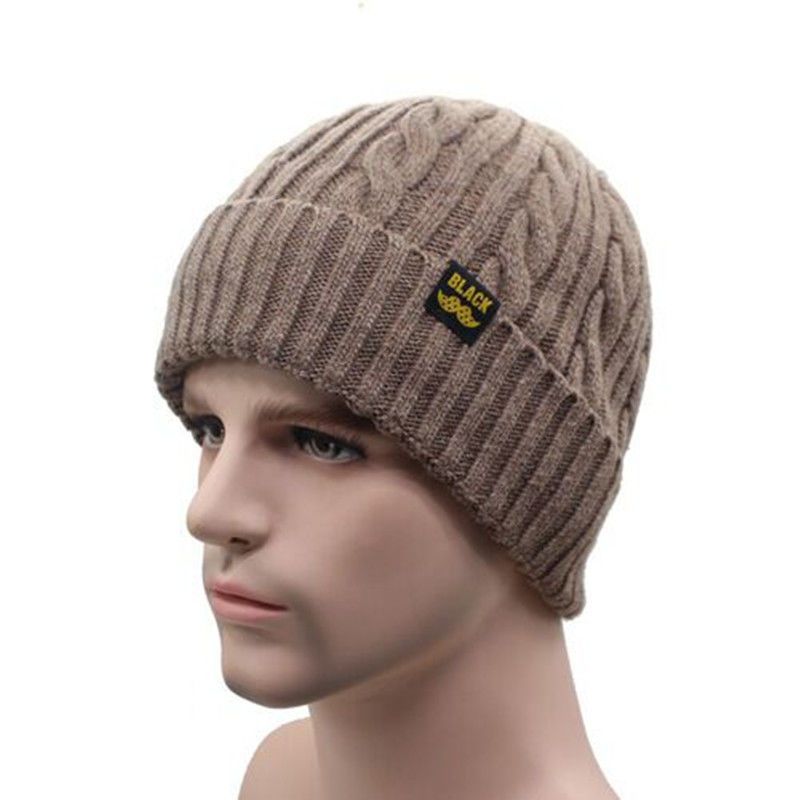 Men's Knitted Autumn or Winter Hat