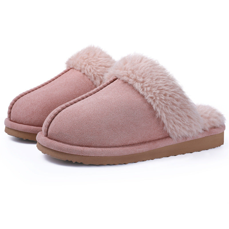 Women's Warm Indoor Platform Non-slip Plush Slippers