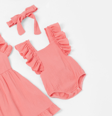 Mother and Daughter Summer Dress Combo (2T-9Yr+Mom)