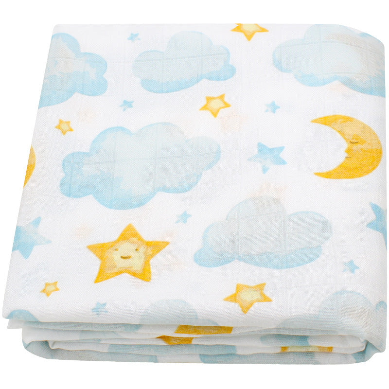 Baby Summer Bamboo Cotton Muslin Blanket - Various Patterns