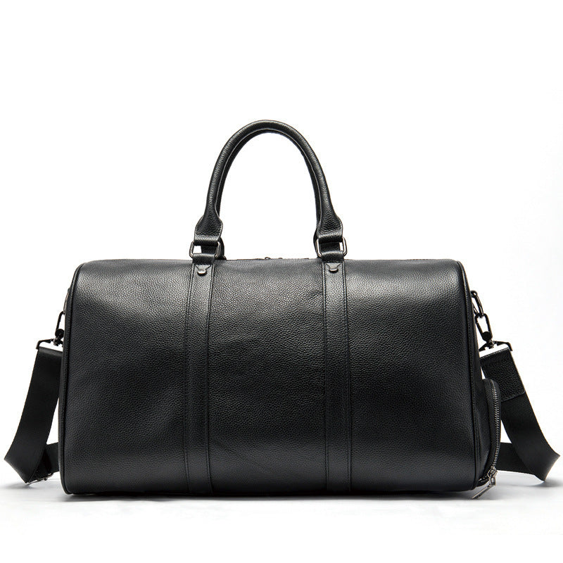 Men's Genuine Leather Large Capacity Travel Multifunctional Bag