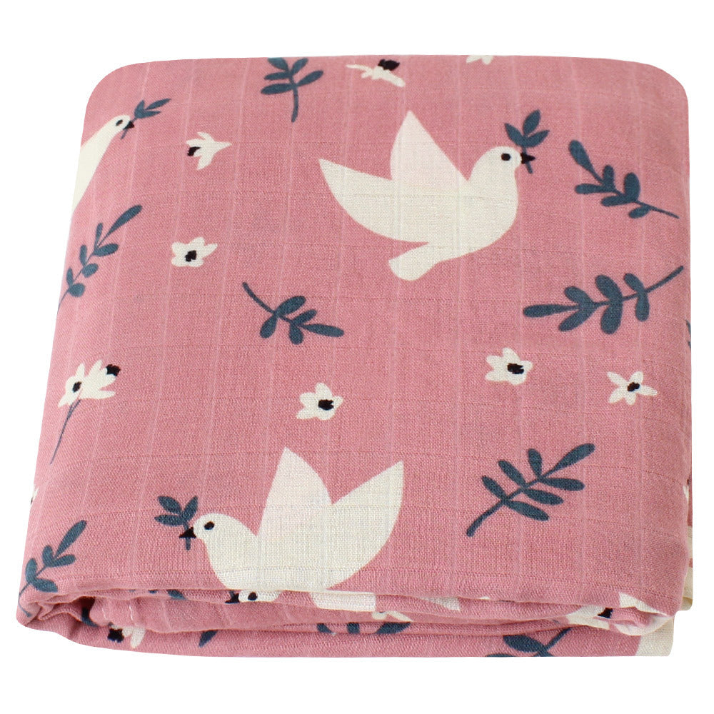 Baby Summer Bamboo Cotton Muslin Blanket - Various Patterns
