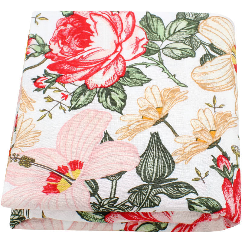 Baby Summer Bamboo Cotton Muslin Blanket - Various Patterns