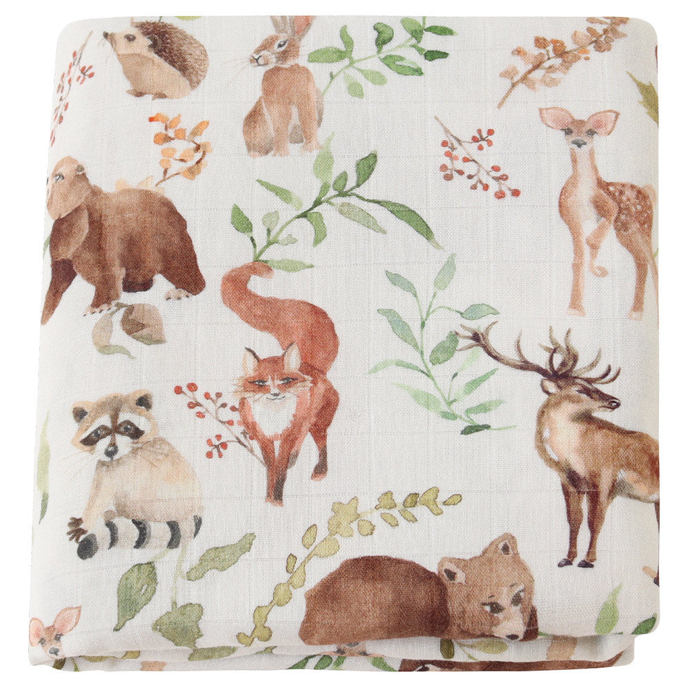 Baby Summer Bamboo Cotton Muslin Blanket - Various Patterns